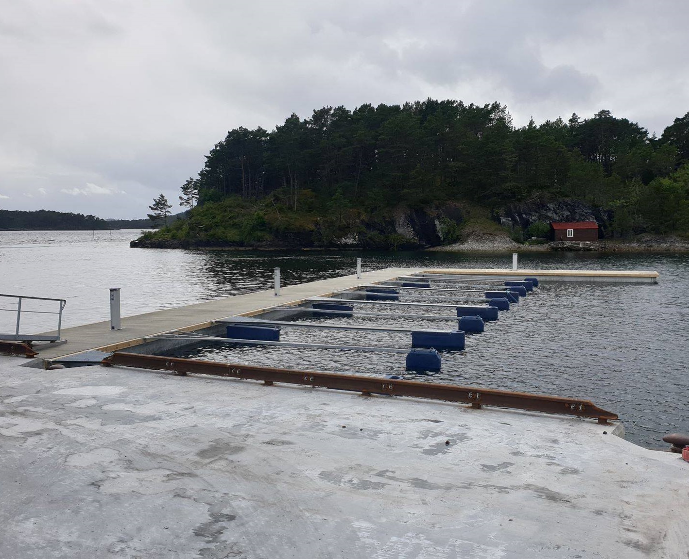 hamn bygget av marinegruppen